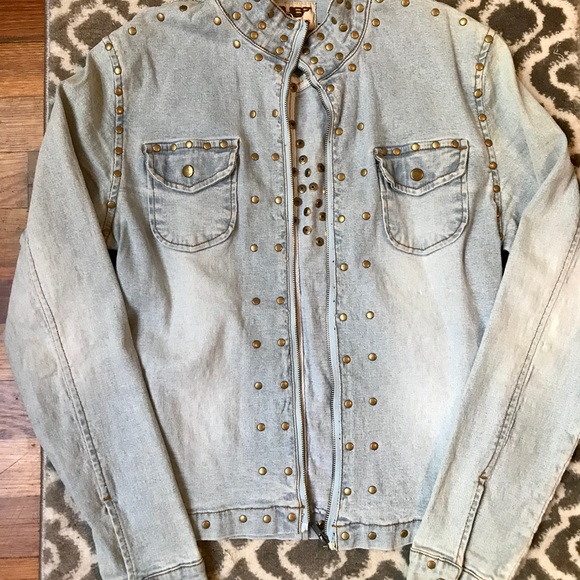 Super unique WAYNE ROGERS ⭐️ Denim Jacket - Picture 2 of 4
